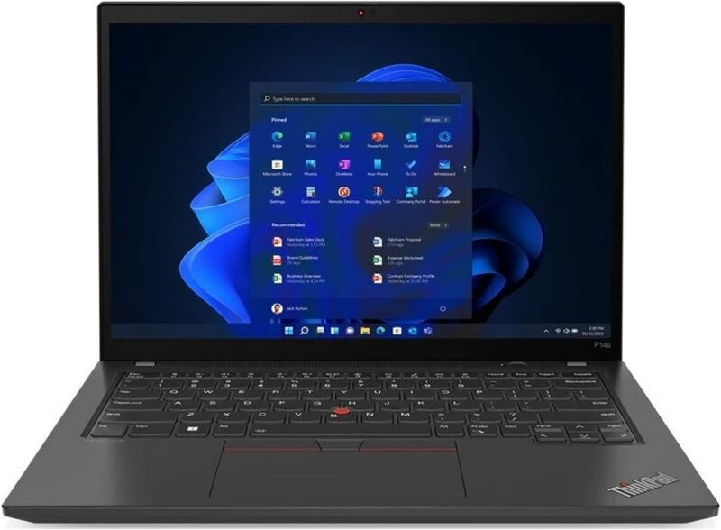 Lenovo ThinkPad P14s G3 | i7-1260P | 14" | 32 GB | 1 TB SSD | 3840 x 2400 | Touch | Backlit keyboard | T550 | FP | Win 11 Pro | DE 1