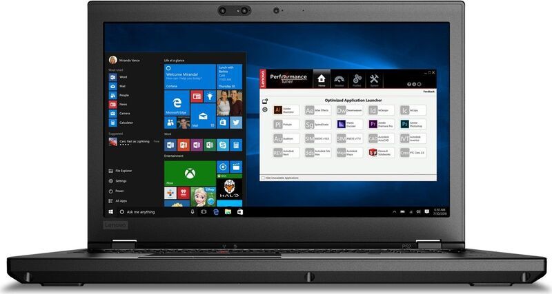 Lenovo ThinkPad P52 | Xeon E-2176M | 15.6" | 128 GB | 128 GB SSD | iluminação do teclado | FHD | P2000 | Win 10 Pro | DE