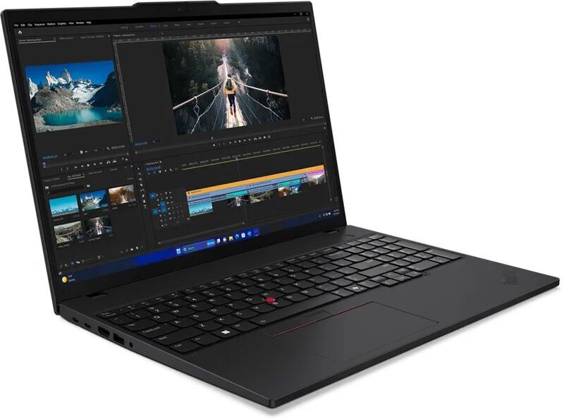 Lenovo ThinkPad T16 G3 | Core Ultra 5 125U | 16" | 16 GB | 512 GB SSD | WUXGA | Webcam | Tastaturbeleuchtung | Win 11 Pro | DK 2
