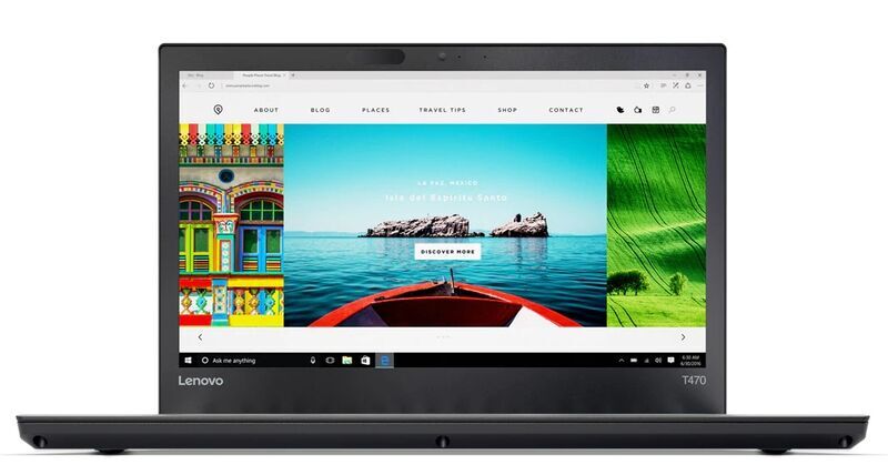 Lenovo ThinkPad T470 | i5-7300U | 14" | 8 GB | 240 GB SSD | FHD | Webcam | Win 10 Pro | IT