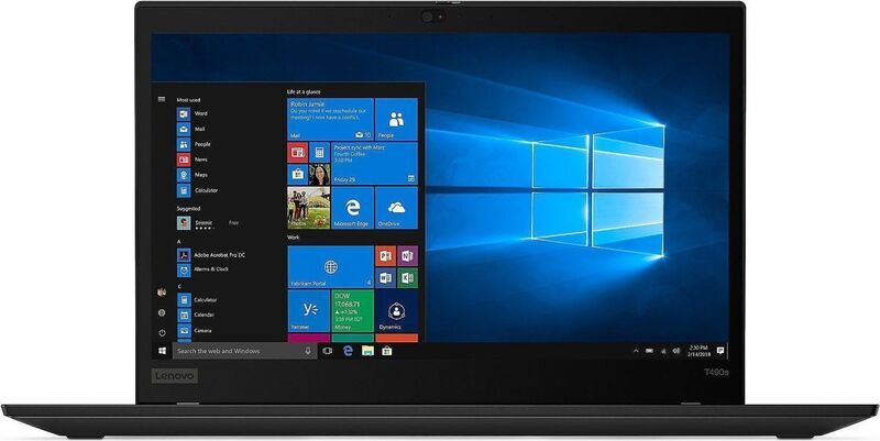 Lenovo ThinkPad T490s | i7-8550U | 14" | 32 GB | 512 GB SSD | Webcam | Tastaturbelysning | Win 11 Pro | ES 2