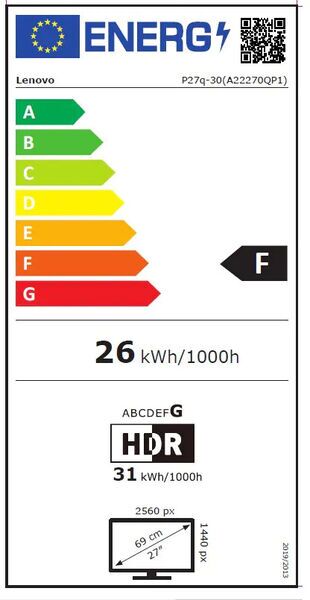 Lenovo ThinkVision P27q-30 | 27" | sort 5