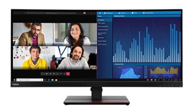 Lenovo ThinkVision P34w-20 | 34.1" | with stand | black