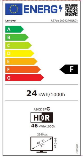 Lenovo ThinkVision R27qe | 27" | black 4