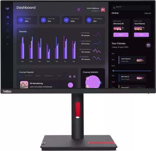 ThinkVision T24i-30 23.8" FullHD IPS Monitor