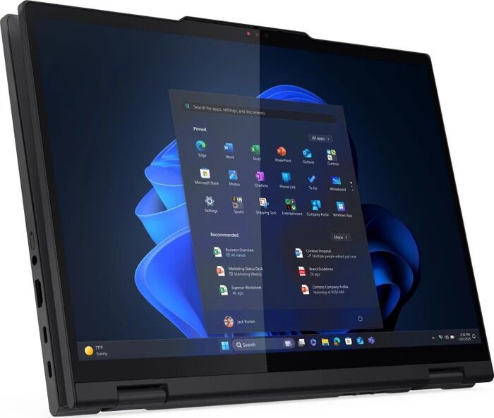 Lenovo ThinkPad T14s 2-in-1 G1 | Core Ultra 7 255U | 14" | 32 GB | 1 TB SSD | Bakgrundsbelyst tangentbord | Win 11 Pro | DE 5