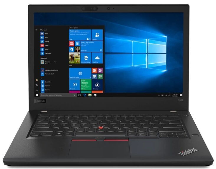 Lenovo ThinkPad T480 i5-8350U 14" 16 GB 128 GB SSD FHD Webcam Tastaturbeleuchtung Win 11 Pro SE