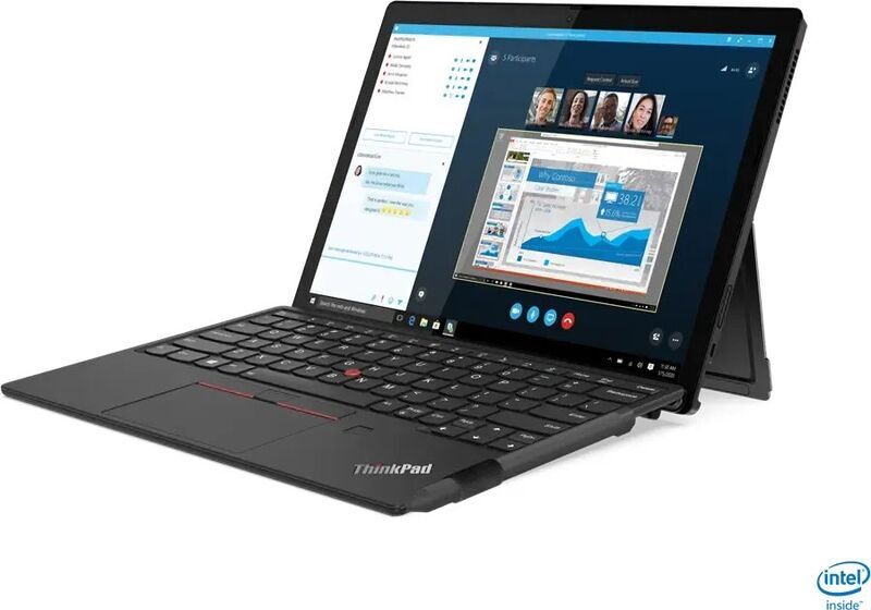 Lenovo ThinkPad X12 Detachable | i5-1140G7 | 12.3" | 16 GB | 512 GB SSD | FP | Tastaturbeleuchtung | Stylus | 4G | Win 11 Pro | DE 3