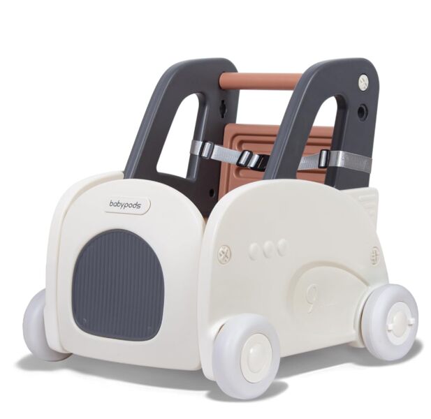 Leogreen 4-in-1 Lauflernwagen | smilškrāsas 1