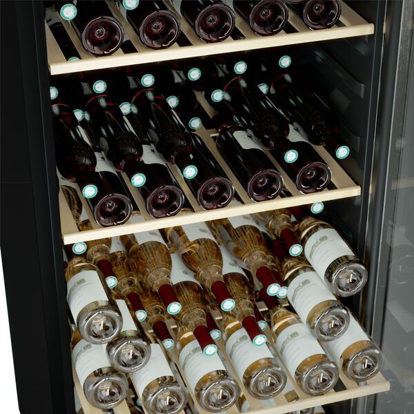 Les Petits Champs CAVCE160 Wine refrigerator | silver/black 3