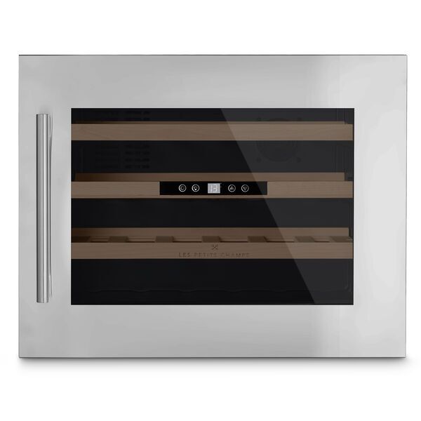 Les Petits Champs CAVCI24 Built-in wine refrigerator | silver/black 1