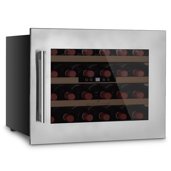 Les Petits Champs CAVCI24 Built-in wine refrigerator | silver/black 2
