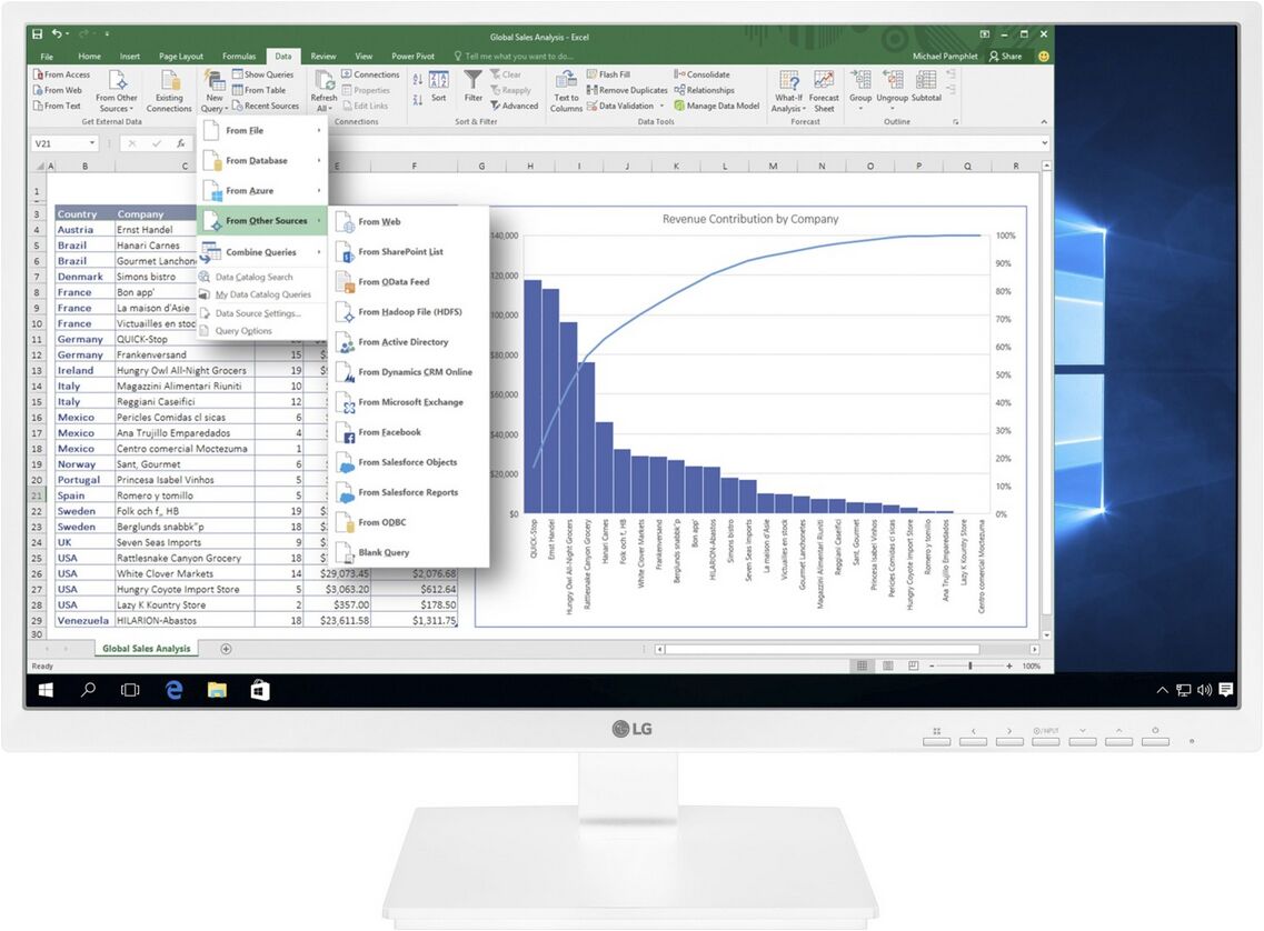 LG 24BK550Y-W 23.8" Weiß