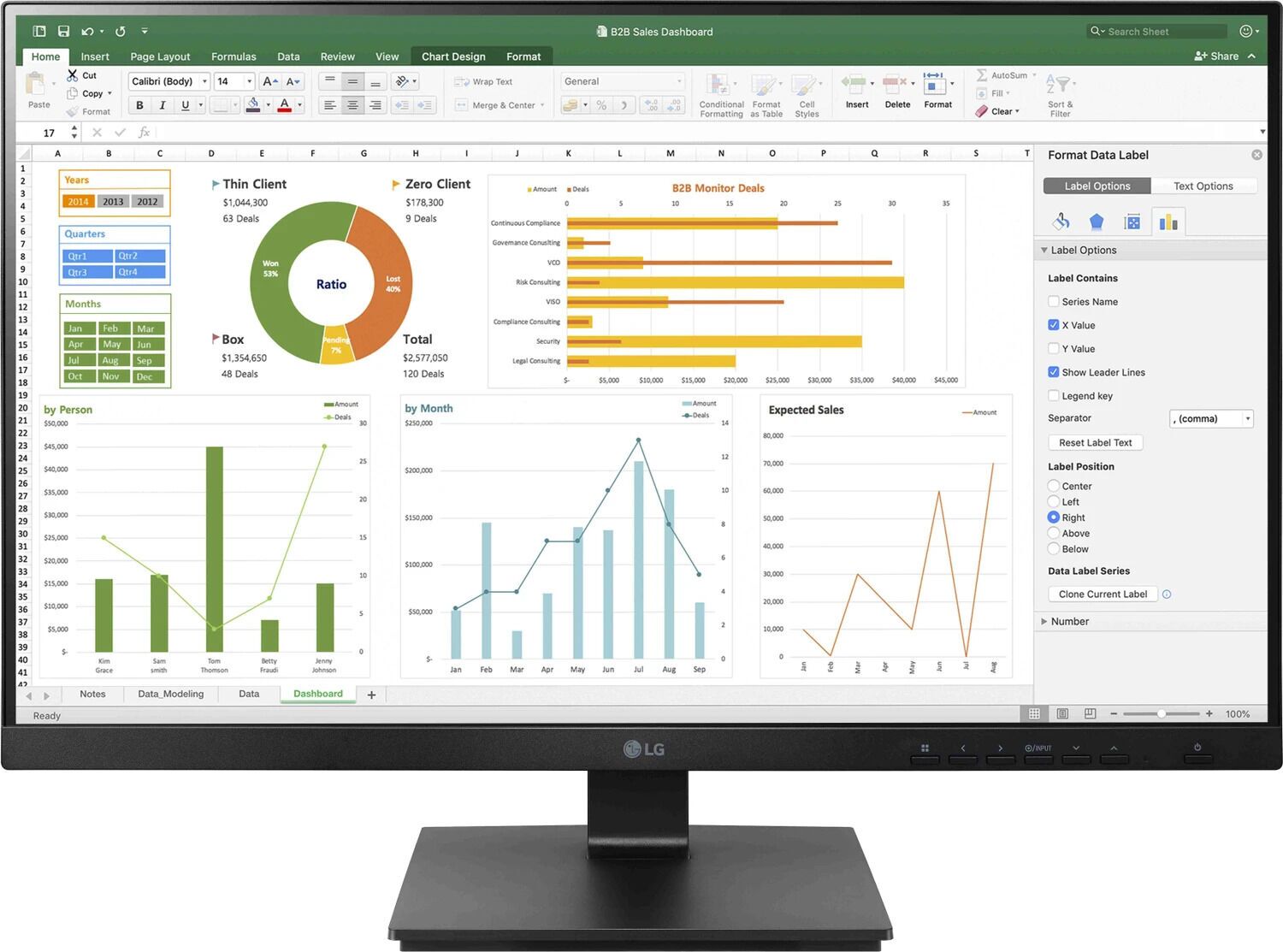 LG 24BN650Y-B 23.8" Schwarz
