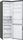 LG GBP62PZNBC Koelkast-vriezer | zilver thumbnail 2/5