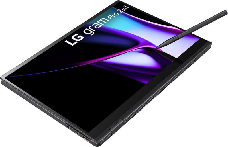 LG gram Pro 16 2-in-1 | Core Ultra 7 155H | 16" | 16 GB | 1 TB SSD | Win 11 Home | DE 4