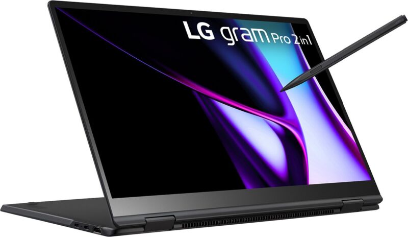 LG gram Pro 16 2-in-1 | Core Ultra 7 155H | 16" | 16 GB | 1 TB SSD | Win 11 Home | DE 2