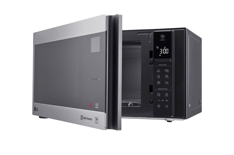 LG MS2595CIS Microwave | silver/black 3