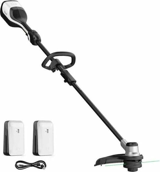 Litheli U20 EGT020065 20 V cordless grass trimmer incl. 2 x 2.0 Ah batteries | black/silver, image 1 of 1