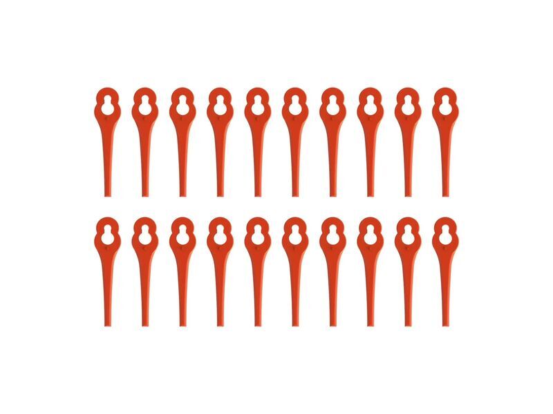 Litheli Lames de Rechange en Nylon pour Coupe-Bordure sans Fil U20 Handy+ 2.0 Ah SE 20 Pièces | orange, image 1 of 2