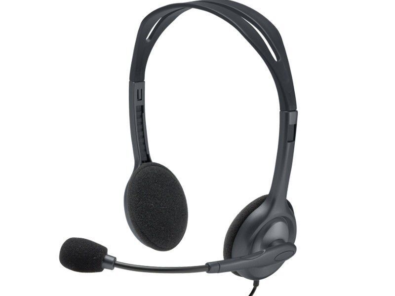 Logitech H111 Stereo Headset | harmaa