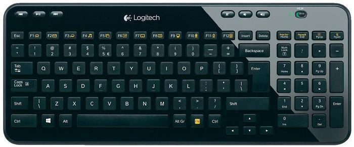 Logitech K360 | czarny | FR