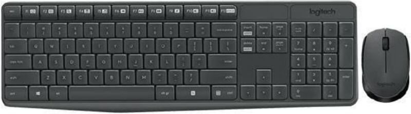 Logitech MK235 Wireless Combo | czarny | IT 1