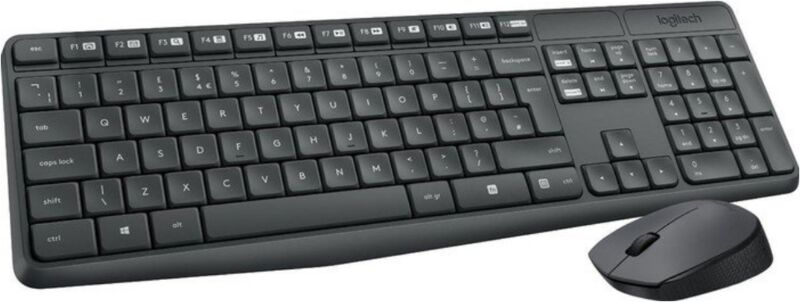 Logitech MK235 Wireless Combo | czarny | IT 2