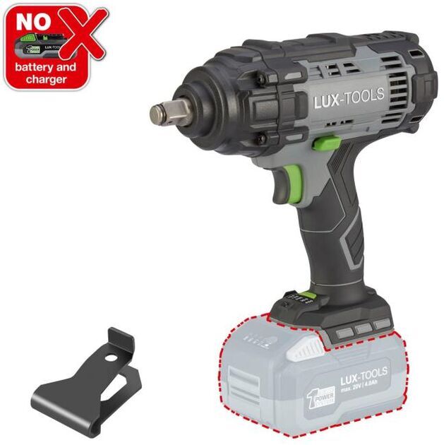 Lux-Tools 1PowerSystem A-SSR-20 Solo batteridriven slagskruvdragare utan batteri
