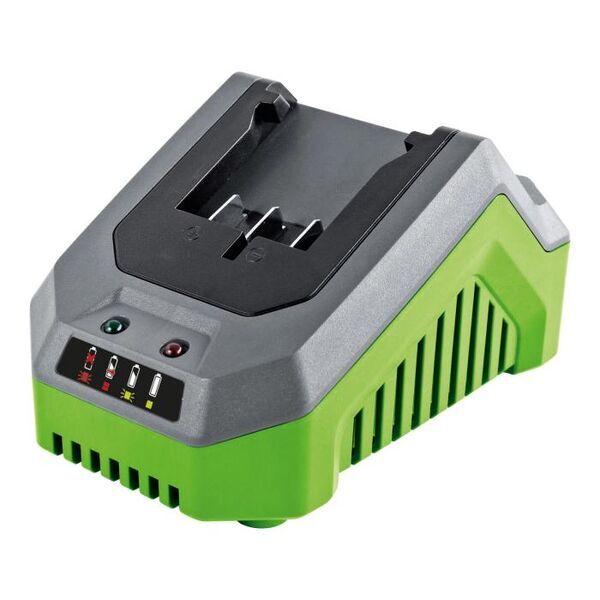 Lux-Tools 20 V 1 PowerSystem Fast Charger | grey/green 1