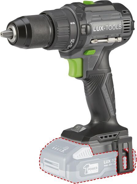 Lux-Tools A-BS-20 B Solo Cordless Drill Driver without battery | black 1