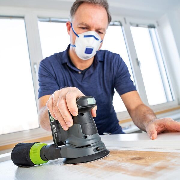 Lux-Tools A-EXS-20/125 Cordless Random Orbital Sander without battery | grey 2