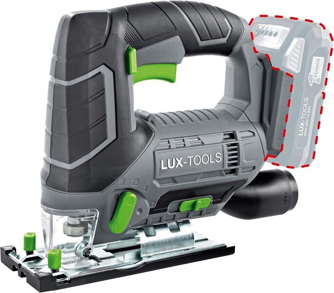 Lux-Tools A-ST-20 Cordless Jigsaw without battery | grey 1