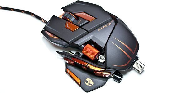 Mad Catz M.M.O.7 Gaming Mouse | musta