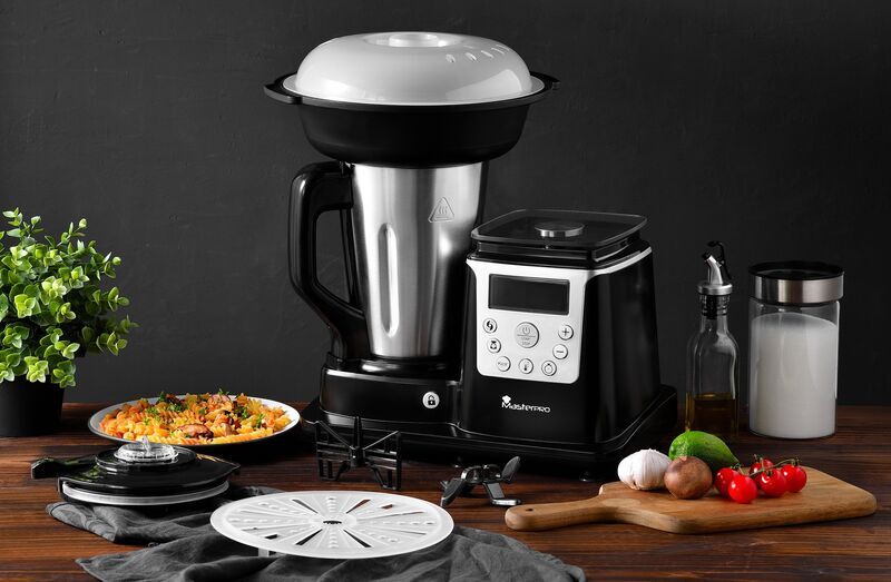 MasterPRO BGMP-9127 Multicooker | czarny/srebrny 5