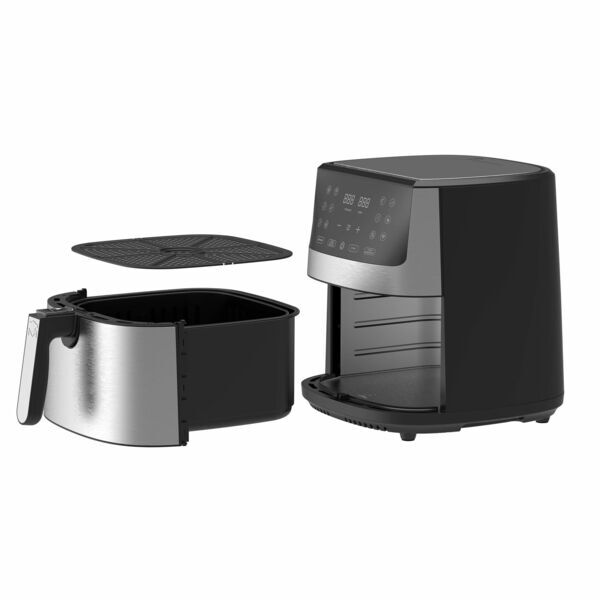 MasterPRO Rocket 800 Air Fryer | srebrny/czarny 2
