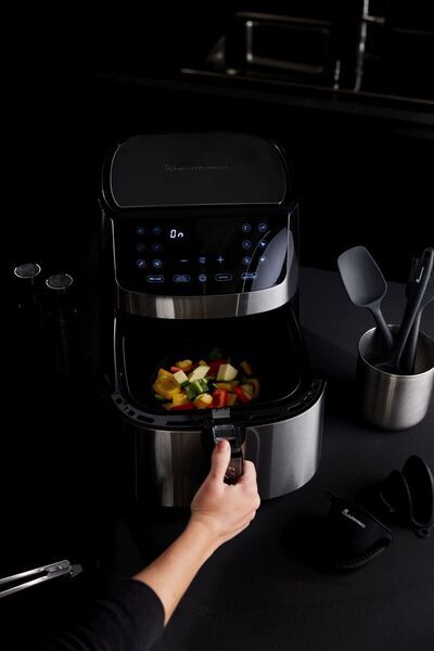 MasterPRO Rocket 800 Air Fryer | silver/black 3