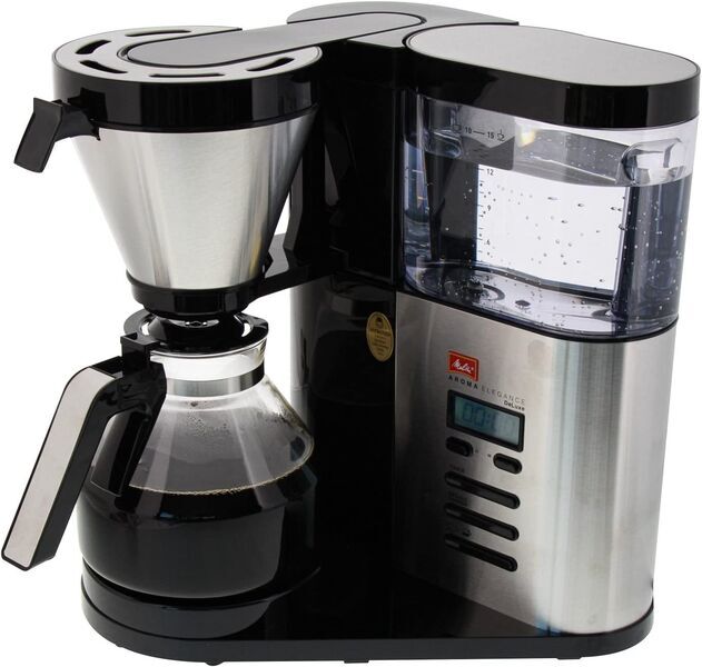 Melitta Aroma Elegance DeLuxe Caffettiera con filtro | nero/argento 3