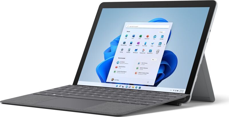 Microsoft Surface Go 3 (2021) | 6500Y | 10.5" | 4 GB | 64 GB eMMC | yhteensopiva Stylus | Platina | Win 11 S | ND 5