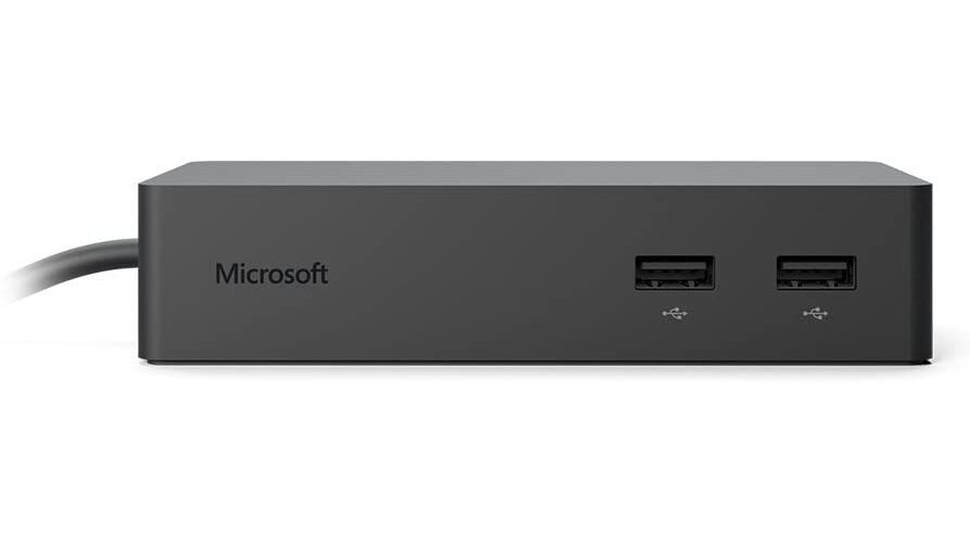 Microsoft Surface 1661 Dockingstation ohne Netzteil Schwarz