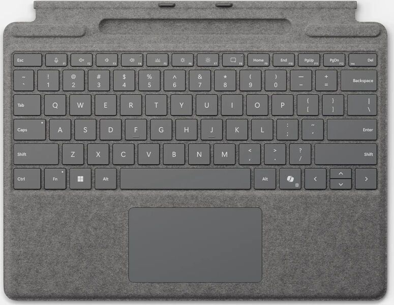 Microsoft Surface Pro Keyboard 2024 | Platina | FR 1