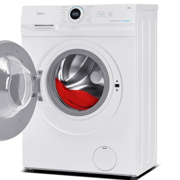Midea MF100W70B-14A Frontlader Waschmaschine 7 kg | weiß/schwarz, image 2 of 4