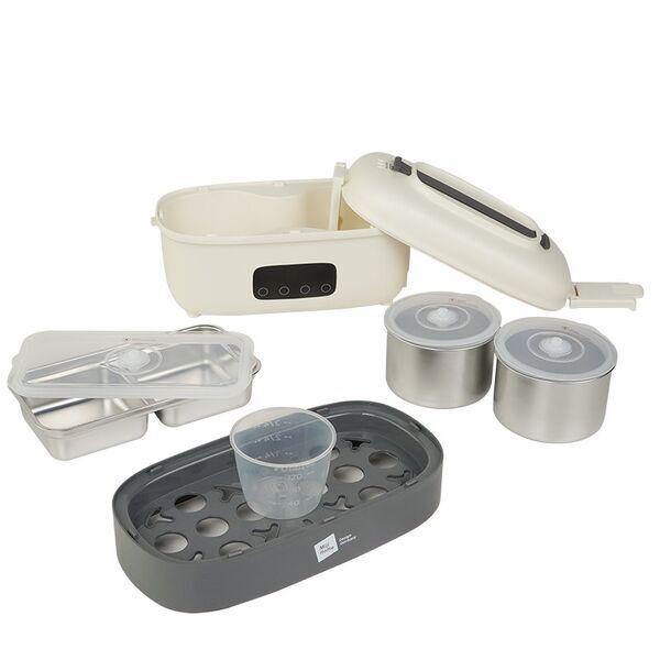 Miji Cookingbox Two Mobile mini steam cooker | Cream White 4