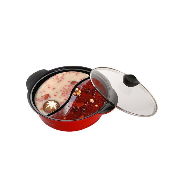 Miji Hot Pot Cooking pot | red/black 3
