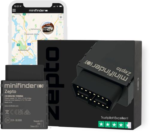 Som Ny: MiniFinder Zepto 4G | svart