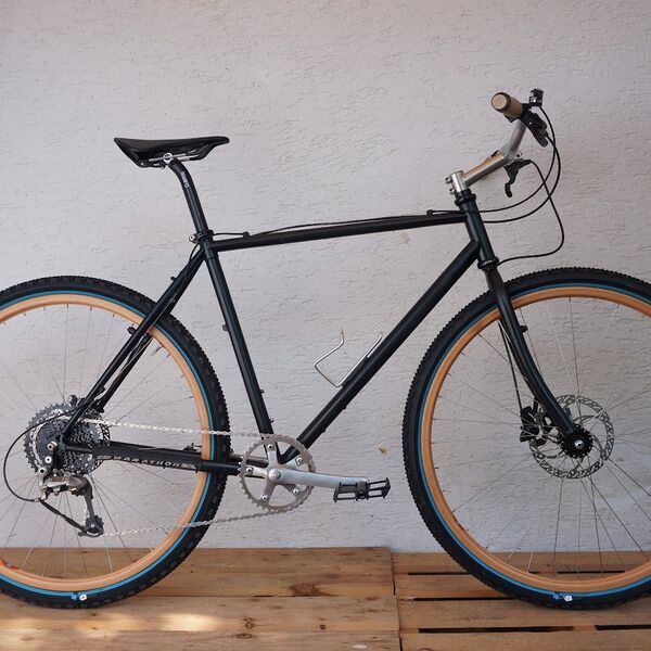 Mosch Bikes 29er Bike SAYA (UPCYCLED) | Diamant | Leinölfarbe schwarz | 29" | L 1