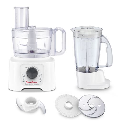 Moulinex DoubleForce Compact FP542111 Küchenmaschine | weiß 2