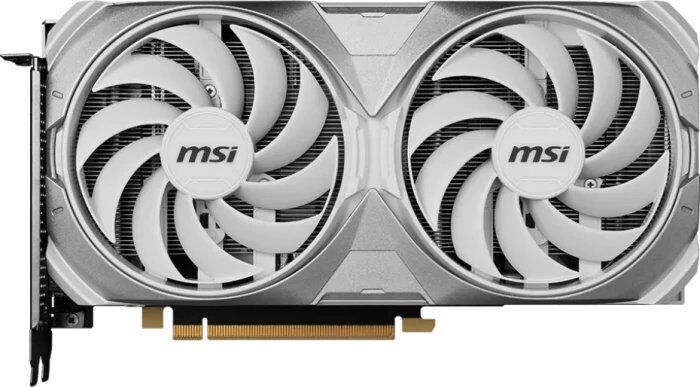 MSI GeForce RTX 4070 Ventus 2X White 12G OC | 12 GB GDDR6X 1