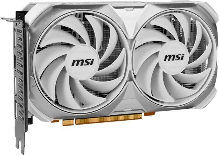 MSI GeForce RTX 4060 Ventus 2X White 8G OC | 8 GB GDDR6 3