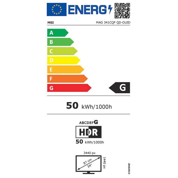 MSI MAG 341CQP QD-OLED | 34" | sort 5